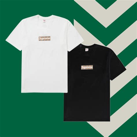 supreme burberry box logo stockx|supreme burberry box t-shirt.